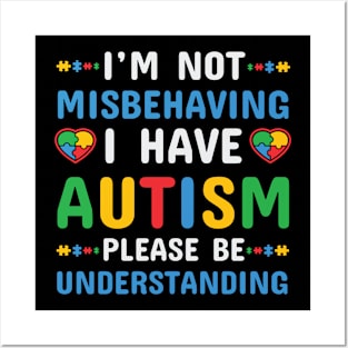 Puzzle Piece Autism Awareness Gift for Birthday, Mother's Day, Thanksgiving, Christmas Posters and Art